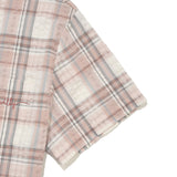 [GISELLE着用] WOMEN'S SEMI-OVERFIT CHECK SHORT-SLEEVED SHIRT