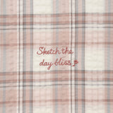 [GISELLE着用] WOMEN'S SEMI-OVERFIT CHECK SHORT-SLEEVED SHIRT