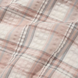 [GISELLE着用] WOMEN'S SEMI-OVERFIT CHECK SHORT-SLEEVED SHIRT