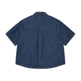[GISELLE着用] WOMEN'S LOW-ONS DENIM SHORT-SLEEVE SHIRT