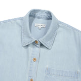 [GISELLE着用] WOMEN'S LOW-ONS DENIM SHORT-SLEEVE SHIRT