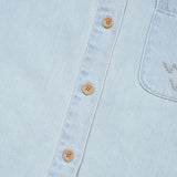 [GISELLE着用] WOMEN'S LOW-ONS DENIM SHORT-SLEEVE SHIRT