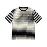 BASIC STRIPED SHORT-SLEEVED T-SHIRT