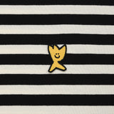 BASIC STRIPED SHORT-SLEEVED T-SHIRT