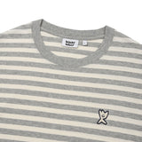 BASIC STRIPED SHORT-SLEEVED T-SHIRT