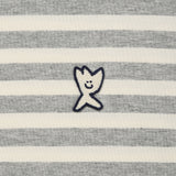 BASIC STRIPED SHORT-SLEEVED T-SHIRT