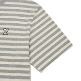 BASIC STRIPED SHORT-SLEEVED T-SHIRT