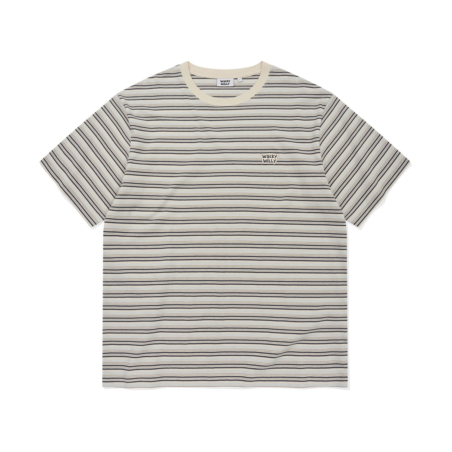 [GISELLE着用] MULTI-STRIPE SHORT-SLEEVED T-SHIRT