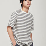 MULTI-STRIPE SHORT-SLEEVED T-SHIRT