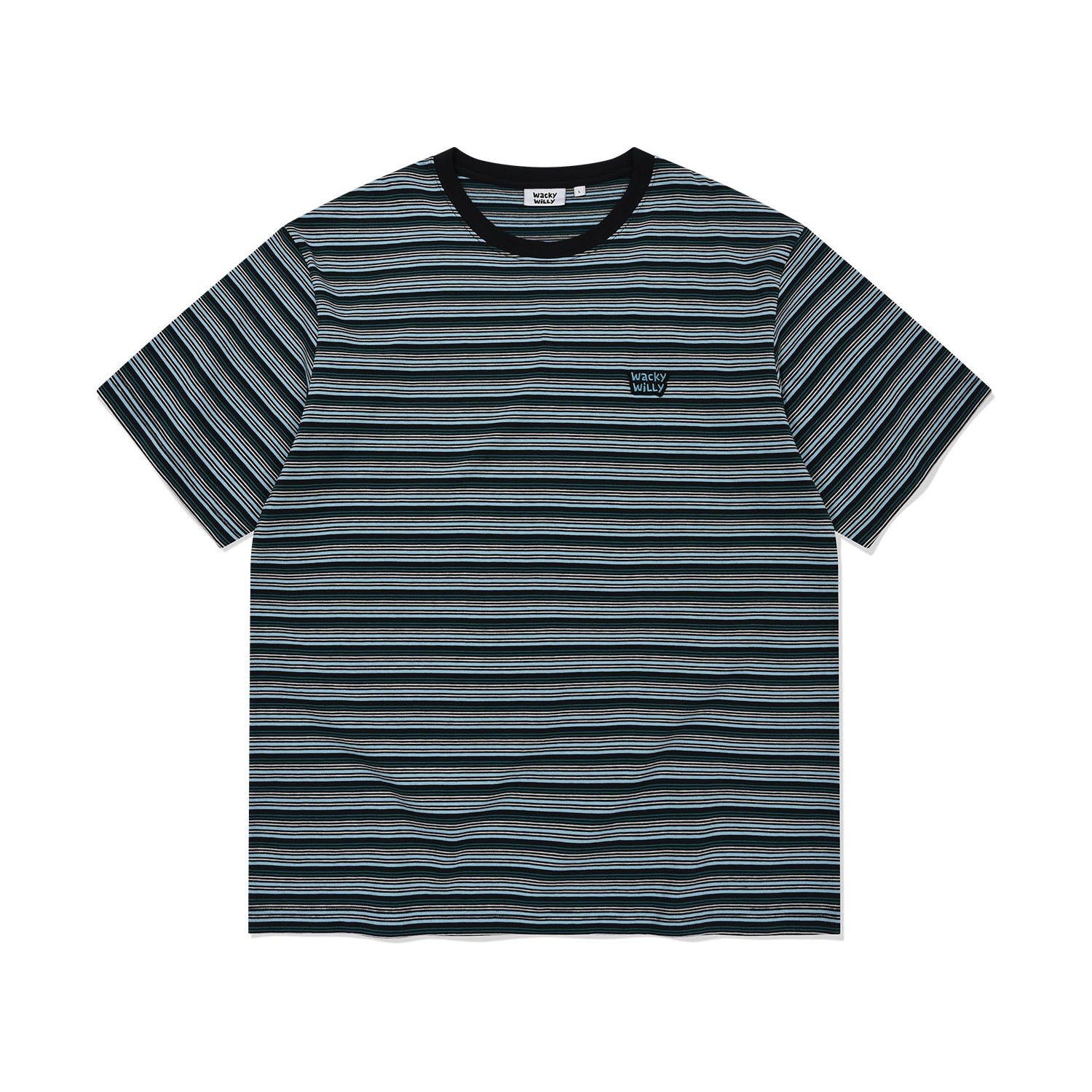 [GISELLE着用] MULTI-STRIPE SHORT-SLEEVED T-SHIRT