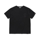 DENIM-LIKE SHORT-SLEEVED T-SHIRT