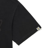 DENIM-LIKE SHORT-SLEEVED T-SHIRT