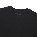 DENIM-LIKE SHORT-SLEEVED T-SHIRT