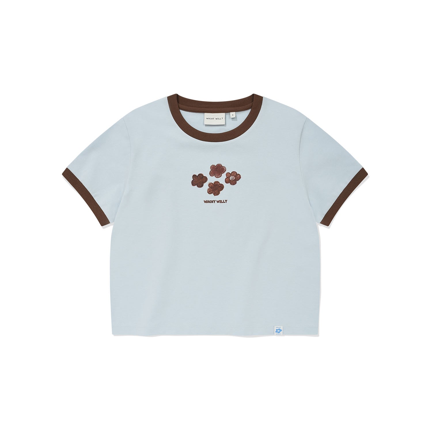 [予約販売/6月上旬入庫予定] [GISELLE着用] WOMEN'S RINGER GRAPHIC CROP SHORT SLEEVE T-SHIRT