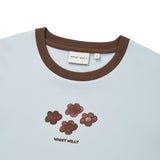 [GISELLE着用] WOMEN'S RINGER GRAPHIC CROP SHORT SLEEVE T-SHIRT