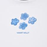 [GISELLE着用] WOMEN'S RINGER GRAPHIC CROP SHORT SLEEVE T-SHIRT