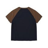 WOMEN'S PRINTED RAGLAN SHORT SLEEVE T-SHIRT