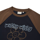 WOMEN'S PRINTED RAGLAN SHORT SLEEVE T-SHIRT