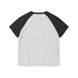 WOMEN'S PRINTED RAGLAN SHORT SLEEVE T-SHIRT