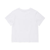 WOMEN'S BLUR LILY SEMI-CROP SHORT SLEEVE T-SHIRT