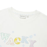 WOMEN'S LETTERING GRAPHIC SHORT SLEEVE T-SHIRT