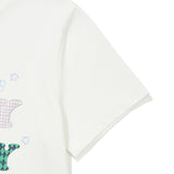 WOMEN'S LETTERING GRAPHIC SHORT SLEEVE T-SHIRT