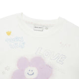 WOMEN'S FULL-LENGTH GRAPHIC SHORT-SLEEVED T-SHIRT
