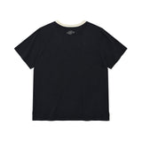 WOMEN'S TYPOGRAPHIC SLUB SHORT SLEEVE T-SHIRT