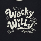 WOMEN'S TYPOGRAPHIC SLUB SHORT SLEEVE T-SHIRT