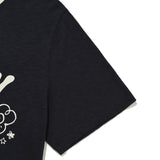 WOMEN'S TYPOGRAPHIC SLUB SHORT SLEEVE T-SHIRT