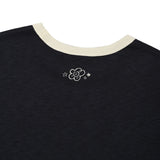 WOMEN'S TYPOGRAPHIC SLUB SHORT SLEEVE T-SHIRT
