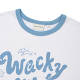 WOMEN'S TYPOGRAPHIC SLUB SHORT SLEEVE T-SHIRT