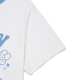 WOMEN'S TYPOGRAPHIC SLUB SHORT SLEEVE T-SHIRT