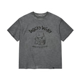 WOMEN'S DYING GRAPHIC SHORT SLEEVE T-SHIRT
