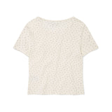 [GISELLE着用] WOMEN'S HENLEY NECK EYELET SHORT SLEEVE T-SHIRT