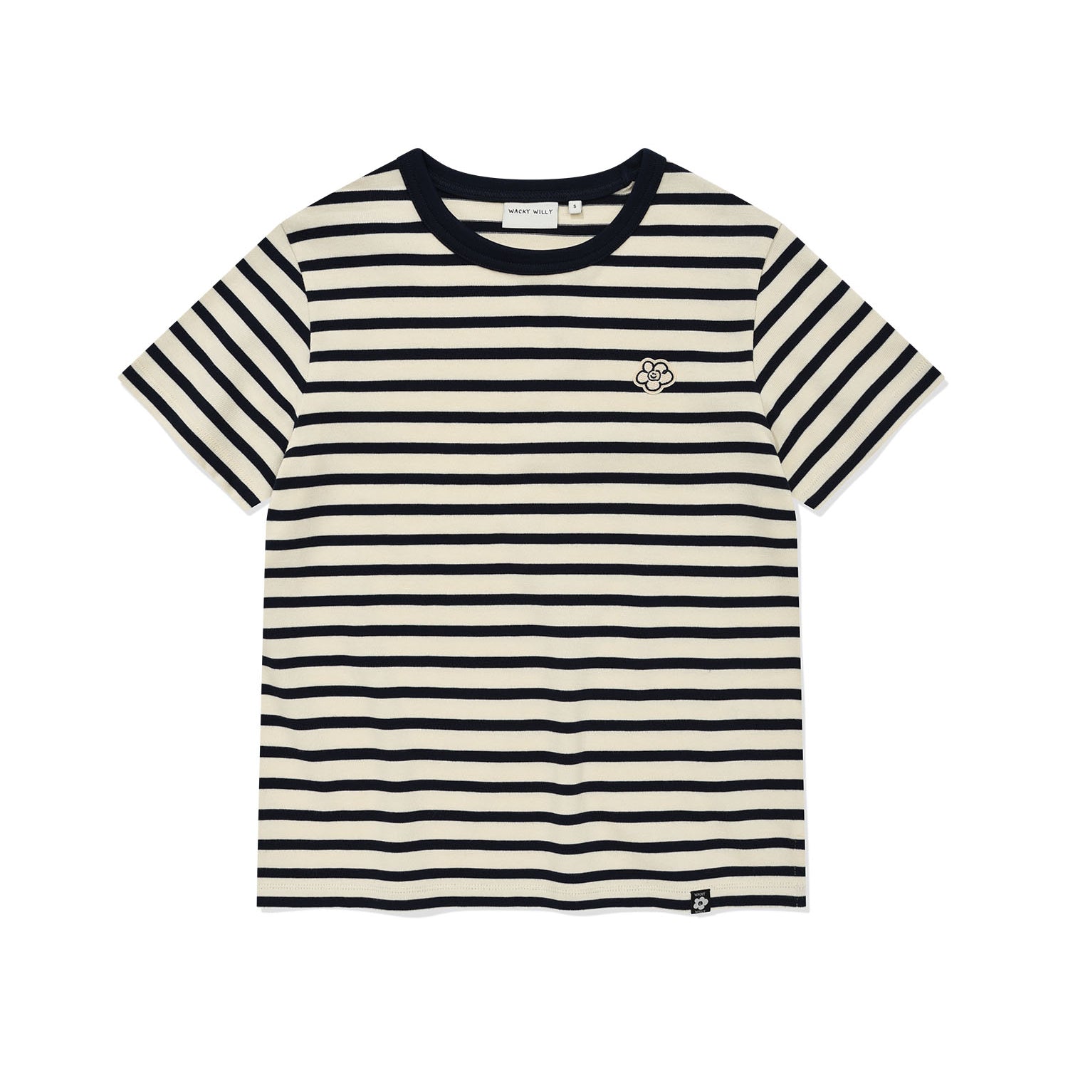 WOMEN'S STRIPED SHORT SLEEVE T-SHIRT