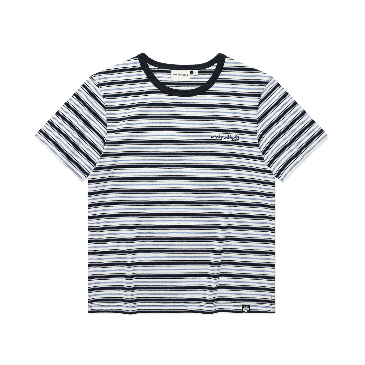 [予約販売/6月上旬入庫予定] [GISELLE着用] WOMEN'S MULTI-STRIPE SHORT-SLEEVED T-SHIRT