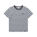 [予約販売/6月上旬入庫予定] [GISELLE着用] WOMEN'S MULTI-STRIPE SHORT-SLEEVED T-SHIRT