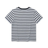 [予約販売/6月上旬入庫予定] [GISELLE着用] WOMEN'S MULTI-STRIPE SHORT-SLEEVED T-SHIRT