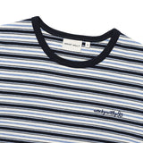 [予約販売/6月上旬入庫予定] [GISELLE着用] WOMEN'S MULTI-STRIPE SHORT-SLEEVED T-SHIRT