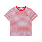 [予約販売/6月上旬入庫予定] [GISELLE着用] WOMEN'S MULTI-STRIPE SHORT-SLEEVED T-SHIRT
