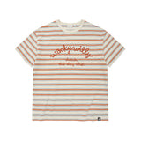WOMEN'S STRIPED PRINT SHORT SLEEVE T-SHIRT