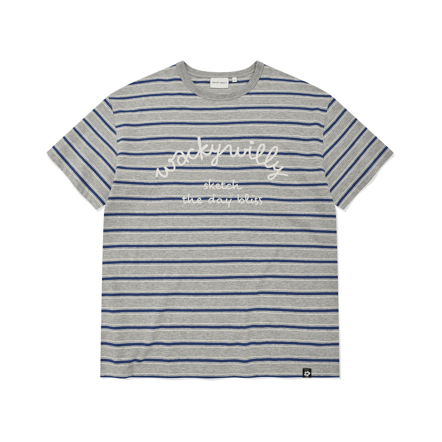 WOMEN'S STRIPED PRINT SHORT SLEEVE T-SHIRT