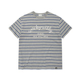 WOMEN'S STRIPED PRINT SHORT SLEEVE T-SHIRT