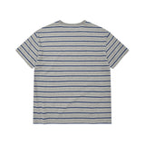 WOMEN'S STRIPED PRINT SHORT SLEEVE T-SHIRT