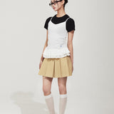 [WONI着用] WOMEN'S FRILL LAYERED SLEEVELESS