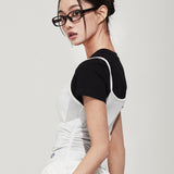 [WONI着用] WOMEN'S FRILL LAYERED SLEEVELESS