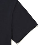 WOMEN'S CHECK LILY SEMI-CROP SHORT-SLEEVE T-SHIRT