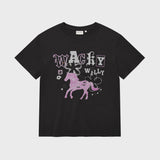 [予約販売/7月上旬入庫予定] WOMEN'S BIG GRAPHIC HOTFIX SHORT SLEEVE T-SHIRT CHARCOAL