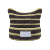 【予約｜10月中旬発送】 UNI CAT BEANIE-BROWN